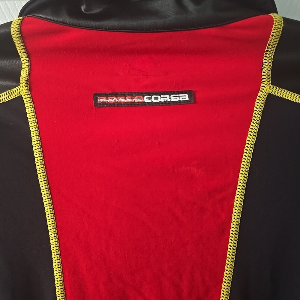 Castelli Cycle Cycling Red Black Jacket Men's size Large Made In USA - Picture 6 of 10